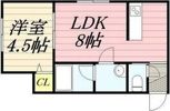 コーポ向日葵の間取り画像