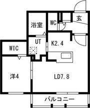 ブランシャールTs COURT宮の沢の間取り画像