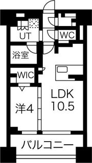 【分譲賃貸】デュオヴェール札幌北大前グレイスの間取り画像