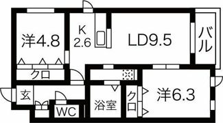 フィオラノセレッソの間取り画像
