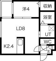 Liveus南11条の間取り画像
