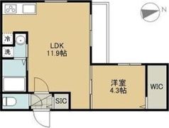 Parici南平岸（パーリッシィ南平岸）の間取り画像