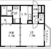 シャトーアンジュラスの間取り画像