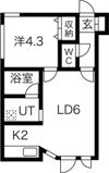 カラバオ白石の間取り画像