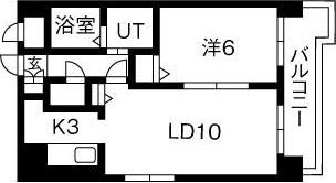 アヴィンズ平岸の間取り画像