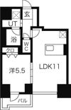 マストライフ南4条の間取り画像