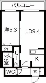 アルファスクエア福住2条の間取り画像