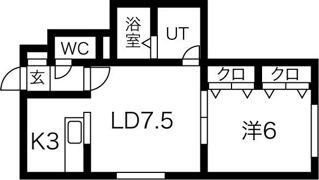 ステージノア豊平の間取り画像