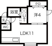 アークコート美園IIの間取り画像