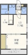 クリステル東札幌の間取り画像