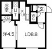 ノムラひばりが丘の間取り画像