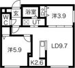 グリーンアベニュー月寒中央の間取り画像