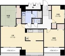 ヴィルヌーブ円山の間取り画像