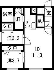 Ciel Serein円山 （シエルスラン円山）の間取り画像