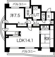 ハウス円山公園の間取り画像
