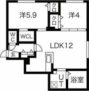 DPレジデンス山鼻の間取り画像