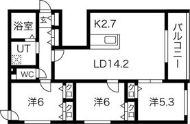 コモゾーナ円山の間取り画像