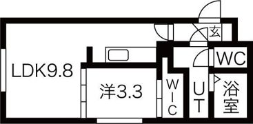 CENTRAL PARK南12条の間取り画像