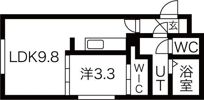 CENTRAL PARK南12条の間取り画像