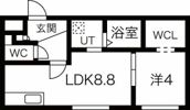 CHARLOTTE月寒（シャルロット月寒）の間取り画像