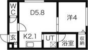 ガレリアN13の間取り画像