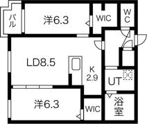 Riche reve 南20条の間取り画像