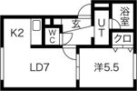 イーグルサウス17Bの間取り画像