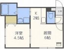 FK HILLS 南4条の間取り画像