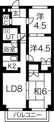 プラスパーウィンの間取り画像