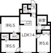 GRAND GRACE312の間取り画像