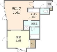 デュオ平岸の間取り画像