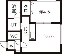 ローヤルハイツ水車町の間取り画像