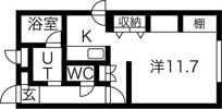 グロワール北18条の間取り画像