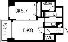 ブラントゥール伏見の間取り画像