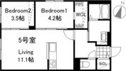 ラグランジュ元町の間取り画像