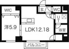 ソールタワー大通の間取り画像