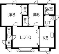 ピースフル西岡の間取り画像