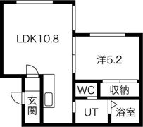 マイルーム北円山の間取り画像
