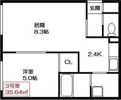 グランディールの間取り画像