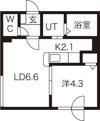 プリリア平岸の間取り画像