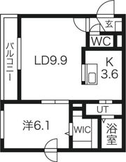 クレストハウス1816の間取り画像