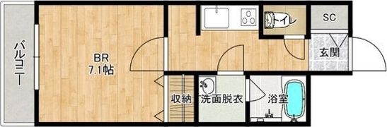 alesia北円山（旧 S-RESIDENCE北円山alesの間取り画像