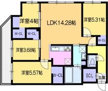 仮）ラ・シュエットエトワールの間取り画像