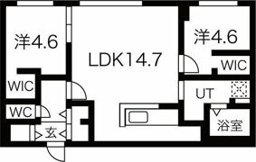 カサトレス元町の間取り画像