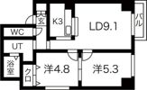 ラビエ円山の間取り画像