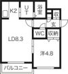 サンルーチェ山鼻の間取り画像