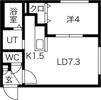 ラフィーネ静修学園前の間取り画像