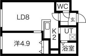 アズールVIIの間取り画像