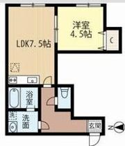 Kコート北19条の間取り画像