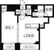 ラ・クラッセ札幌大通ウエストの間取り画像